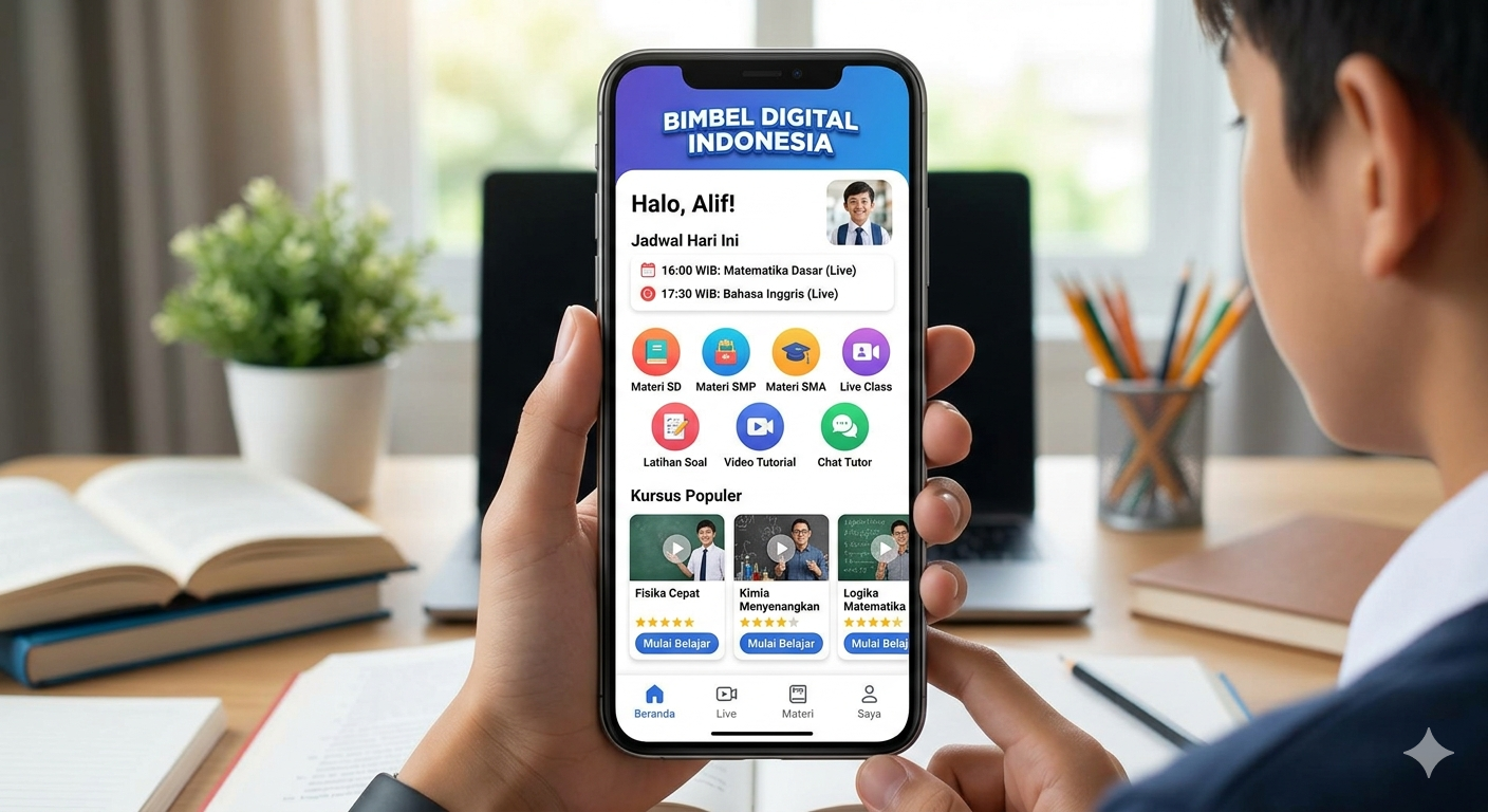 Fitur Penting yang Harus Ada di Aplikasi Bimbel Modern